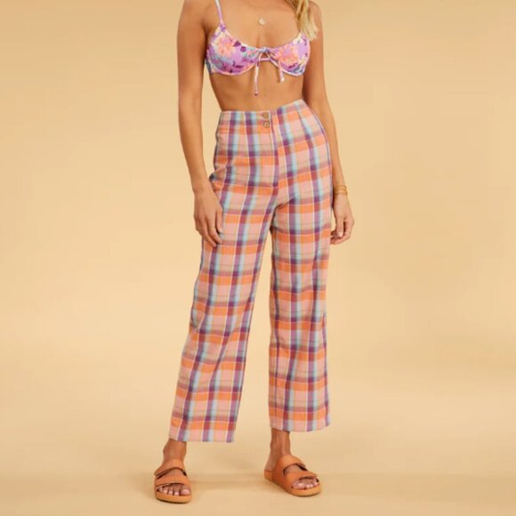 Billabong Pants - NWT Billabong Salty Blonde Break Point Pants - Multi - Women's 28